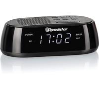 Radio-réveil avec écran LED et Port USB, 20 Stations mémorisées, Tuner Radio Noir