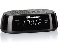 Radio-réveil avec écran LED et Port USB, 20 Stations mémorisées, Tuner Radio Noir