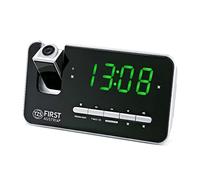 Radio-réveil avec projecteur | écran LED de 1,2 réglable (3 niveaux) ou éteint | mémoire pour 10 stations | Snooze | endormissement | deux alarmes intégrées et radio | projecteur numérique