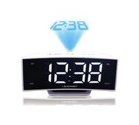 Radio réveil avec projecteur et chargement USB CRP7WH