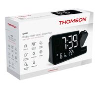 Radio-Réveil Avec Projection Cp100T Indicateur Temperature Et Humidité 20Stations Fm Mémorisables Sauvegarde De L'Heure Su[YR11]