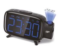 Radio réveil avec projection de l'heure - CGV - CR-P10 - Double alarme - Gros boutons - Utilisation facile