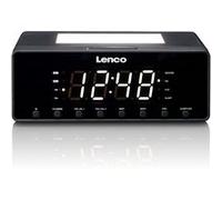 Radio-réveil - LENCO - CR-540BK - Veilleuse réglable - Charge USB - Son stéréo