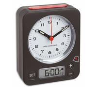 TFA-Dostmann Combo Réveil mécanique Noir, Rouge