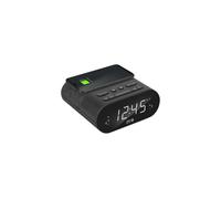 Radio-réveil compact SPC FRODI QI avec charge QI pour Smartphones, entrée USB, double alarme et écran XL