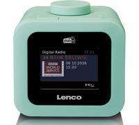 Radio-Réveil Cr-620 Dab+ Avec Écran Couleur Tft 3"" - Pll Fm - 40 Stations Mémorisables Pour Fm Et Dab + - Alarme Et Fonction Snooze - 2 W Rms - 3,5 Mm - Vert[L790]