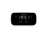 Radio-réveil CRU-19RD LED rouge avec charge USB et alarme graduelle