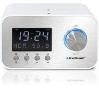 Radio-réveil DAB+, Bluetooth, USB, blanc, point bleu, CLRD40, NEUF