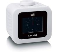 radio réveil Dab+ FM avec écran Couleur TFT 3" blanc