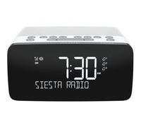 Pure Siesta Charge Radio Portable Personnel Numérique Blanc - Radios Portables (Personnel, Numérique, Dab, Dab+, FM, 4 W, LCD, 3, 5 mm)