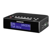 Radio-réveil DAB+ - SANGEAN - DCR-89+ - Compact - Réglage automatique de l'heure - Noir