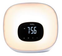 Radio réveil digital blanc simulateur d'aube