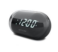 RADIO REVEIL DOUBLE ALARME MUSE M-15-GL - Radio PLL avec 20 stations FM préréglées - Double alarme