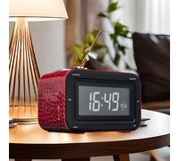 Radio réveil écran LCD digital dimmable enfants voyages haut-parleur se lever