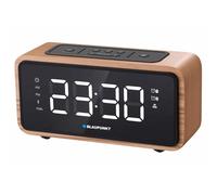 BLAUPUNKT CR65BT Radio-réveil Bluetooth, couleur bois clair