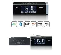 Radio Réveil FM/DAB+ Bluetooth 5.0 portable - Double fonction d'alarme