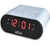 Radio-réveil FM PLL - AKAI - Modèle LED 0,9"" - Double réveil - Fonction snooze - USB 5V/1A