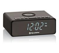 Radio-Réveil FM PLL, Chargeur sans Fil QI Technology, 2 Alarmes, Roadstar, CLR-700 Qi, , Noir Noir G