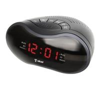 Radio Réveil FM - Tokai - Noir - Prise USB - Double Réveil - Fonction Sommeil