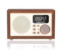 Radio-réveil FM HR5BR en bois USB 2.0/SD/AUC