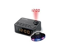 RADIO REVEIL HEURE PROJETEE M-178-P, Double alarme - Projection de l'heure - Radio PLL 2 gammes FM/MW, Lumière OVNI LED