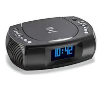 Karcher UR 1309D Radio-réveil avec Lecteur MP3-CD et Radio Dab+-FM 20 Stations de Stockage - Réveil avec Double Alarm UR 1309