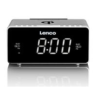 Radio-réveil LENCO CR-550 - Syntoniseur de radio numérique FM - Entrée AUX - Stéreo