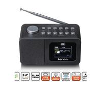Radio réveil - LENCO - CR-625BK - Écran couleur TFT 2 4"" - DAB+/FM - Double alarme