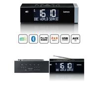 Radio-réveil - LENCO - CR-640 - DAB+/FM - Bluetooth 5.0 - Double alarme