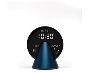 Radio réveil LEXON Conic Clock avec fonction Bluetooth Bleu