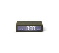 Lexon Radio‑réveil Flip Classic – Adrian & Jeremy Wright – Écran LCD, Lumière tactile, USB‑C, Kaki