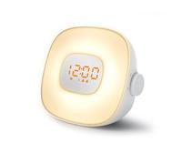 RADIO-REVEIL LUMINEUX AVEC SONS DE LA NATURE - Muse ML-198CR - Luminothérapie Lumière d'ambiance LED - 5 sons de la nature