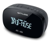 Radio-réveil double alarme noir Muse m150cdb Noir G