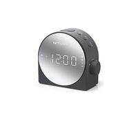 Radio Réveil Muse M-186 CMR - PLL FM/MW, Grand afficheur blanc, Réveil radio ou buzzer, Intensité lumineuse réglable