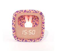 Radio-réveil MOB Billy Clock and light Léopard Rose