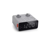 Radio-réveil double alarme gris M17LG