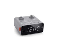Muse Radio-réveil M17LG – double alarme – gris
