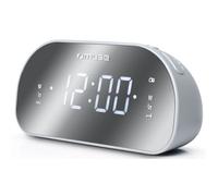 Muse Radio-réveil M-170 CMR – PLL FM – Gris