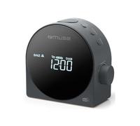 Muse M-185 CDB - Radio-réveil Gris G