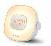 Muse ML-198 Cr Blanc / Radio-réveil bibliothèque