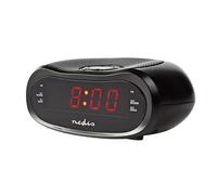Nedis Radio-réveil numérique LED 0,6" FM