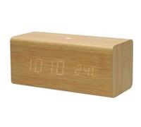 Nedis Radio-réveil Numérique LED FM avec Fontion Snooze / Date et Thermomètre