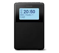 Philips Radio-réveil TAR5100 DAB FM Bluetooth résistant aux éclaboussures en matières recyclées
