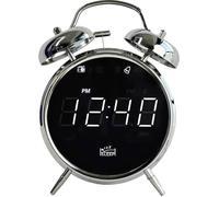 Silva Schneider URW 240 Radio-réveil FM, USB fonction réveil noir-chrome