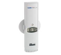 TFA Dostmann Émetteur thermo-hygro 30.3180.IT avec écran, mesure température et humidité, blanc