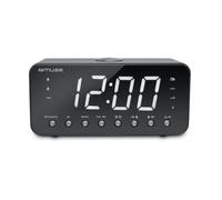 Radio REVEIL USB Charging Muse M-192-CR - Afficheur Blanc Extra Large - Radio PLL FM - Double Alarme