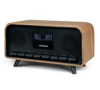 Radio-réveil Vintage et Enceinte Bluetooth Radio FM Port USB de Charge AUX De...