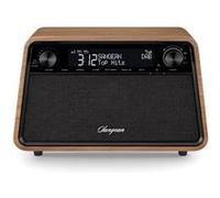 Radio-réveil vintage Sangean WR-201D DAB+ FM-RDS Bluetooth AUX Noyer Vintage Noyer Vintage E
