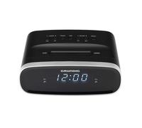 RADIO RVEIL FM DOUBLE ALARME LUMINOSIT RGLABLE AFFICHAGE BLANC