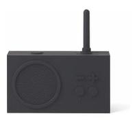 Lexon TYKHO 3 Enceinte Bluetooth Portable et Poste Radio FM, Etanche avec Batterie Rechargeable - Noir